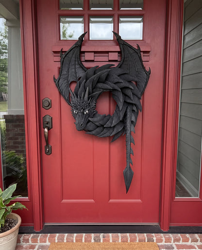 WreathsByWilbur™ Handmade Dragon Wreath