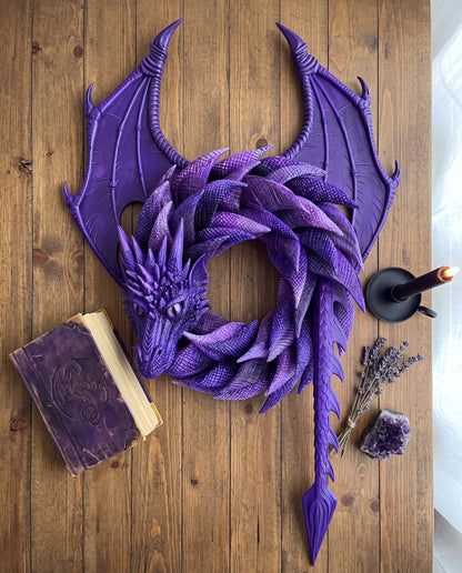 WreathsByWilbur™ Handmade Dragon Wreath