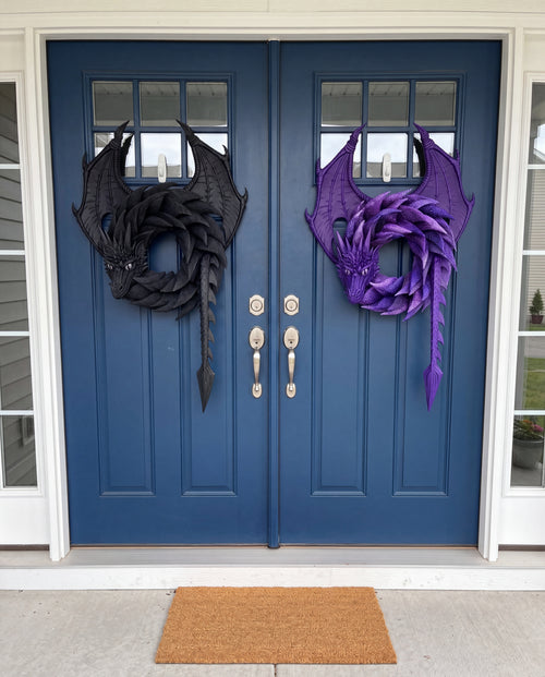 WreathsByWilbur™ Handmade Dragon Wreath
